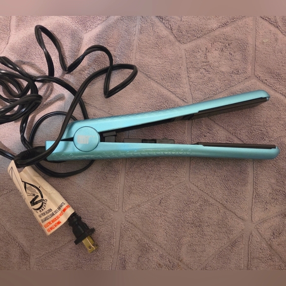 HairRage Baby Blue Hair Straightener NWOT - Picture 1 of 8